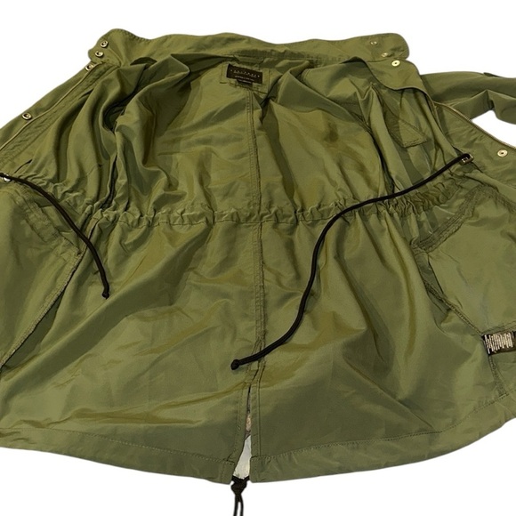 Sanctuary Anthropologie Scout Green Anorak Utility Trench Jacket Women Medium - Picture 9 of 12